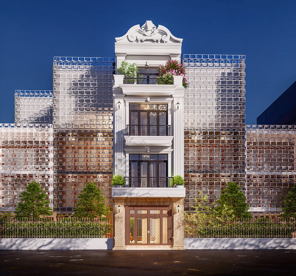 nhà phố tân cổ điển