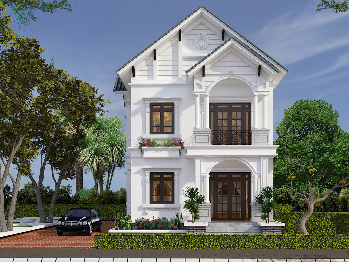 nhà phố tân cổ điển