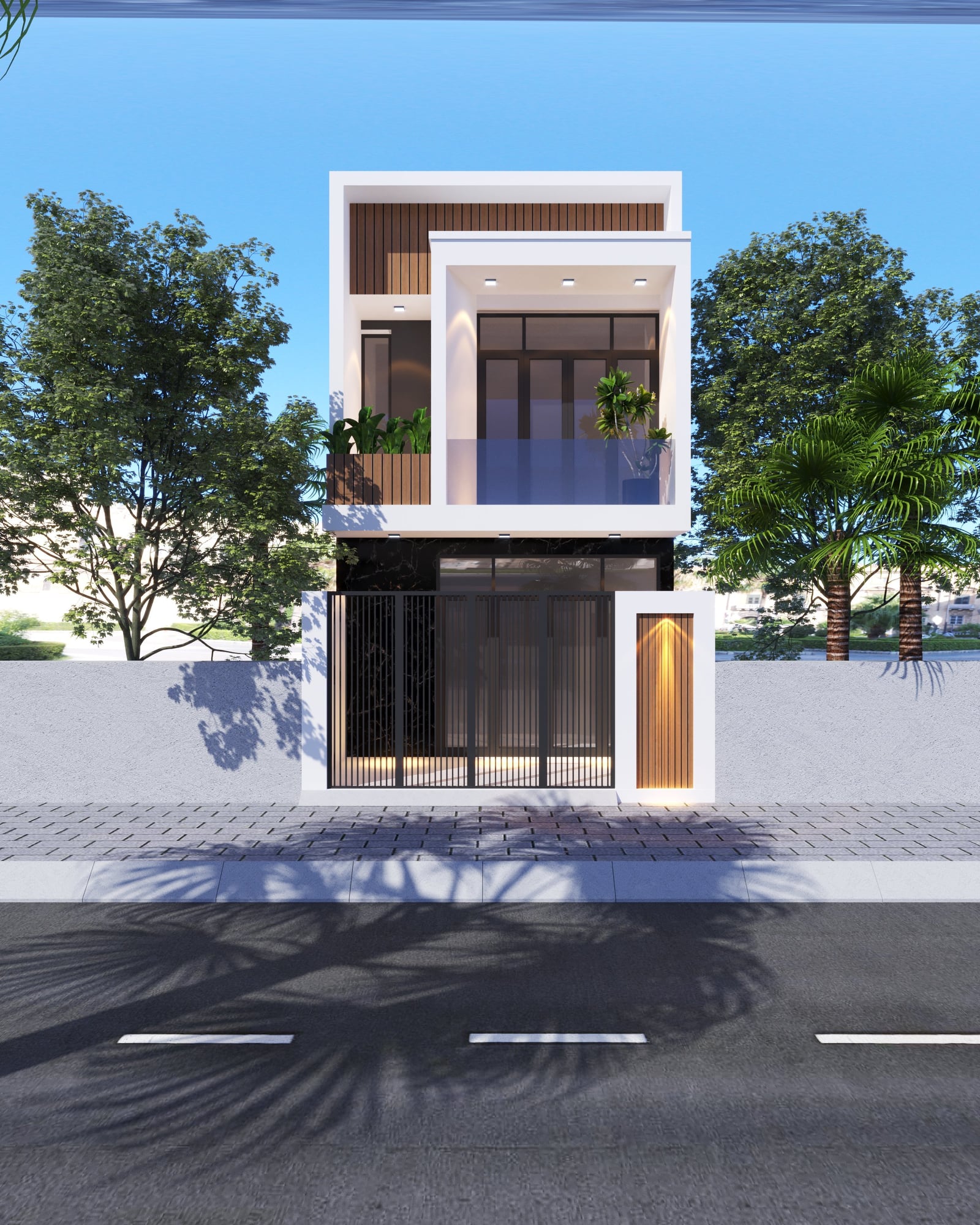nhà 1 trệt 1 lầu đẹp