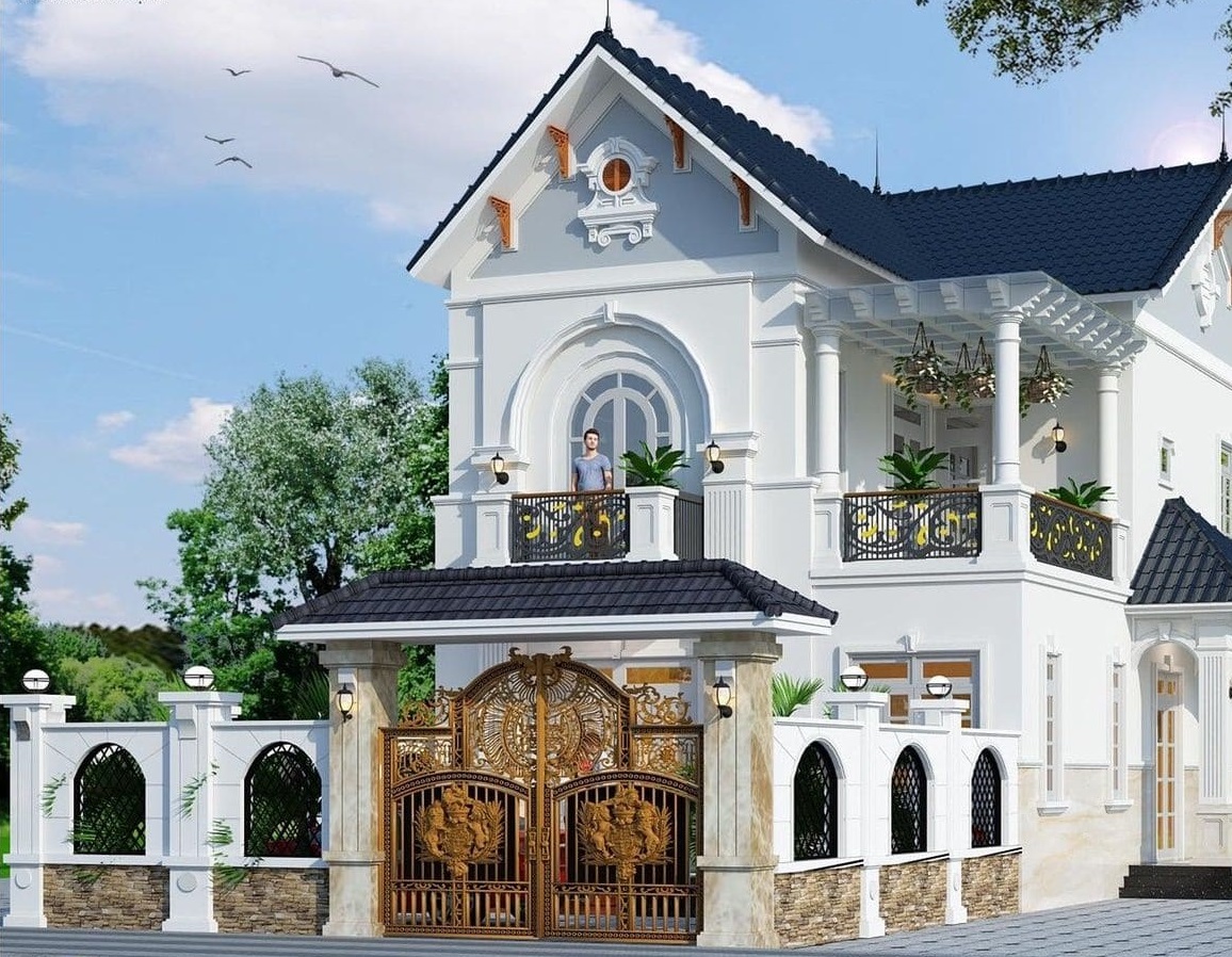 nhà 1 trệt 1 lầu đẹp