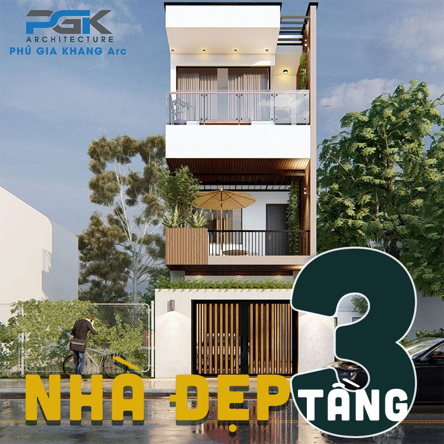 nhà 3 tầng đẹp
