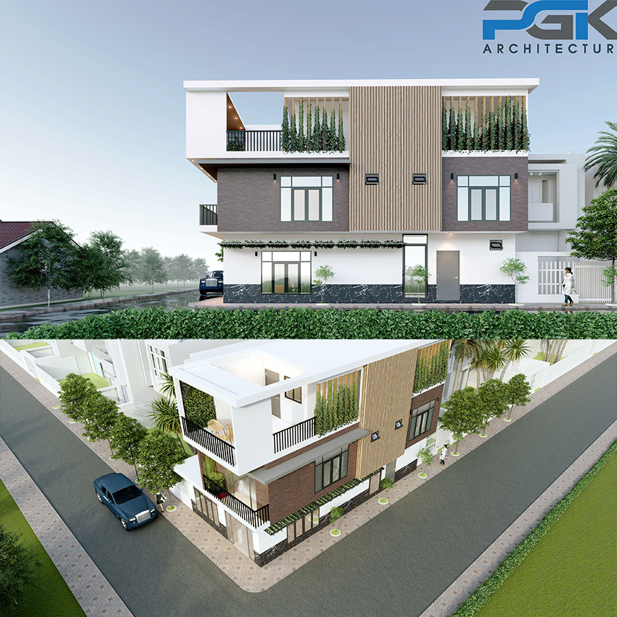 nhà đẹp 3 tầng