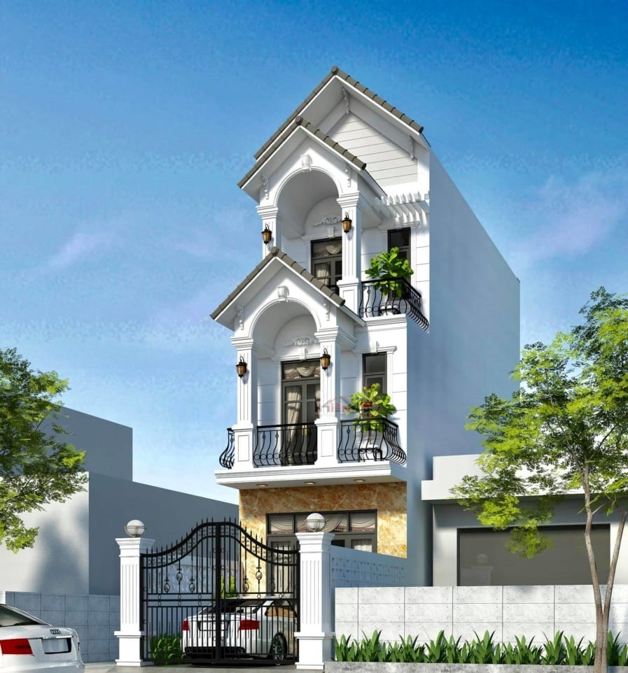 nhà phố tân cổ điển