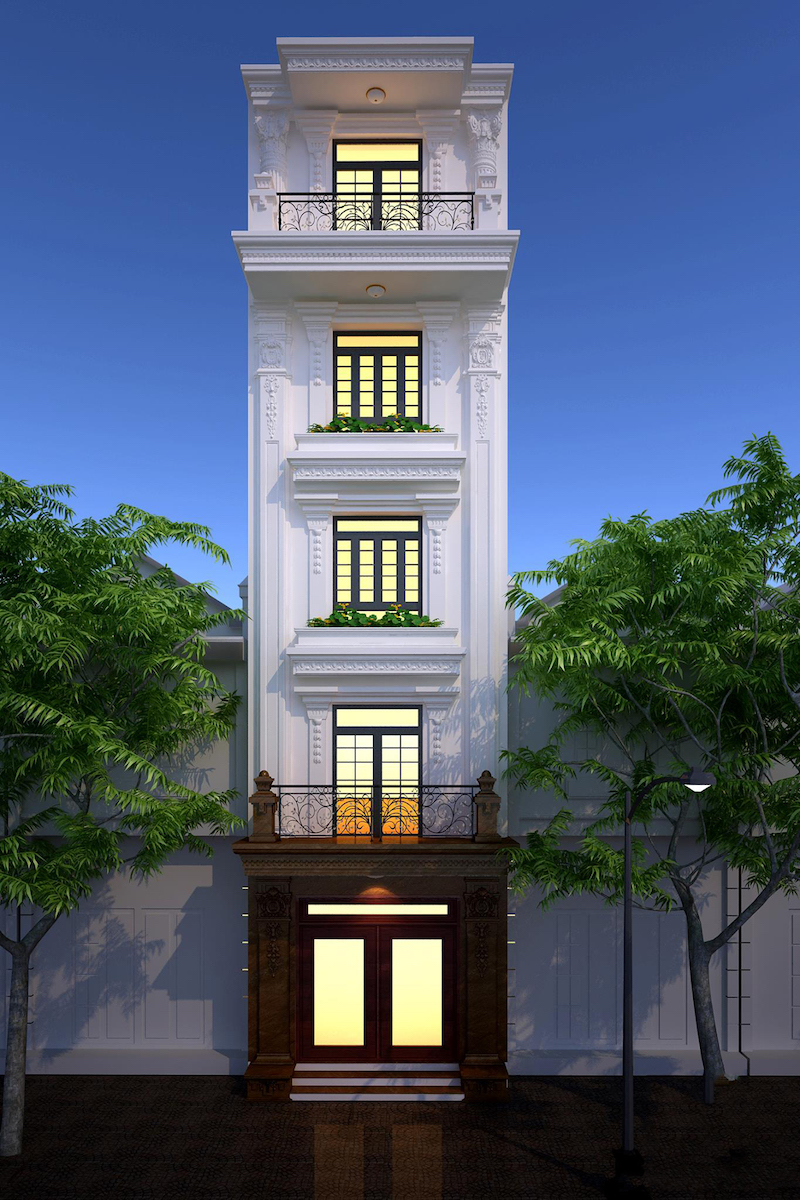 nhà phố tân cổ điển