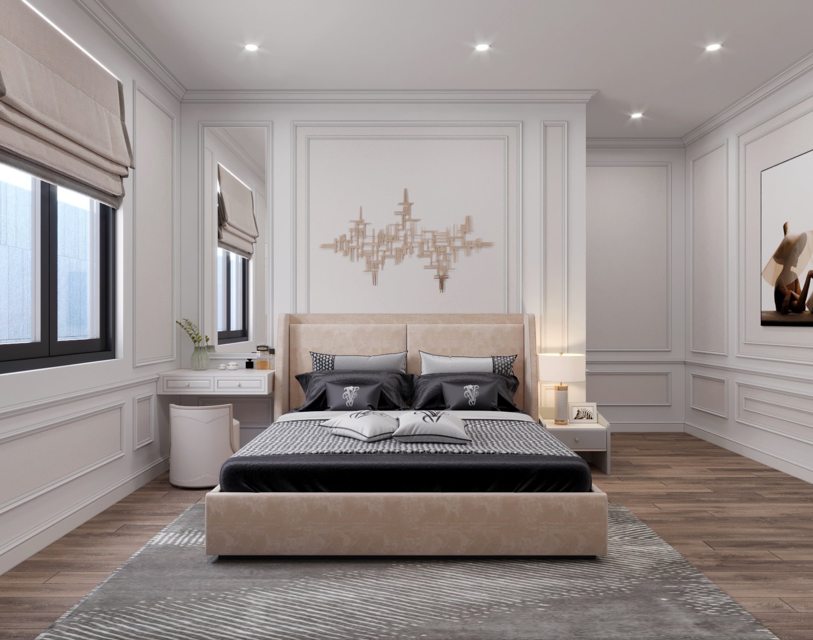 nội thất biệt thự tân cổ điển