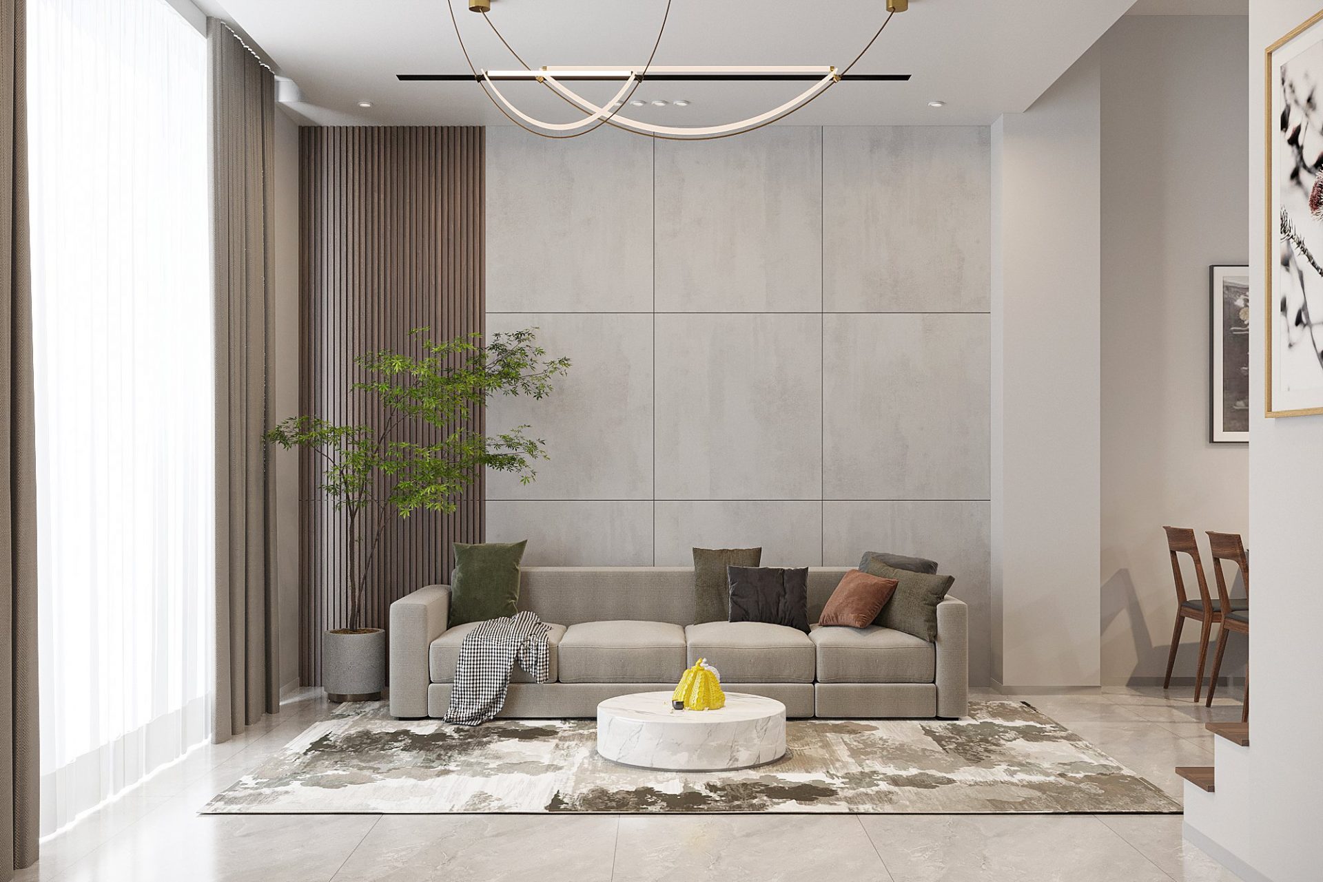thiết kế nội thất biệt thự quảng ngãi
