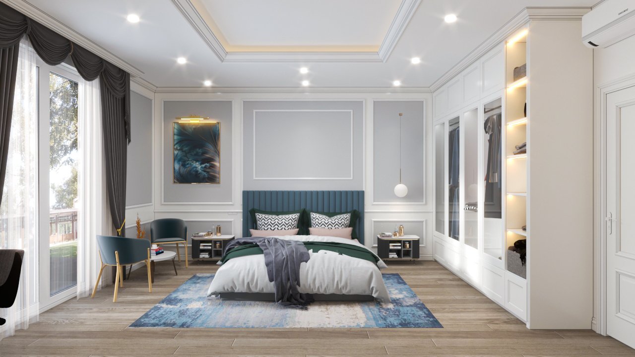 thiết kế nội thất biệt thự quảng ngãi