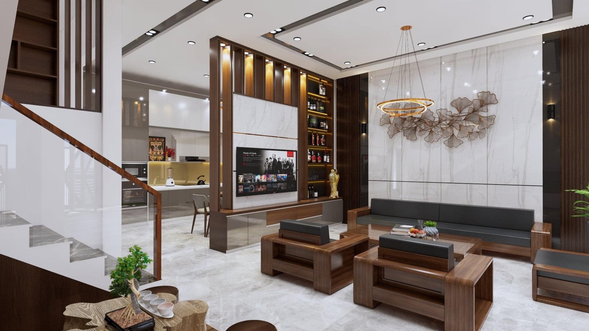thiết kế nội thất nhà phố