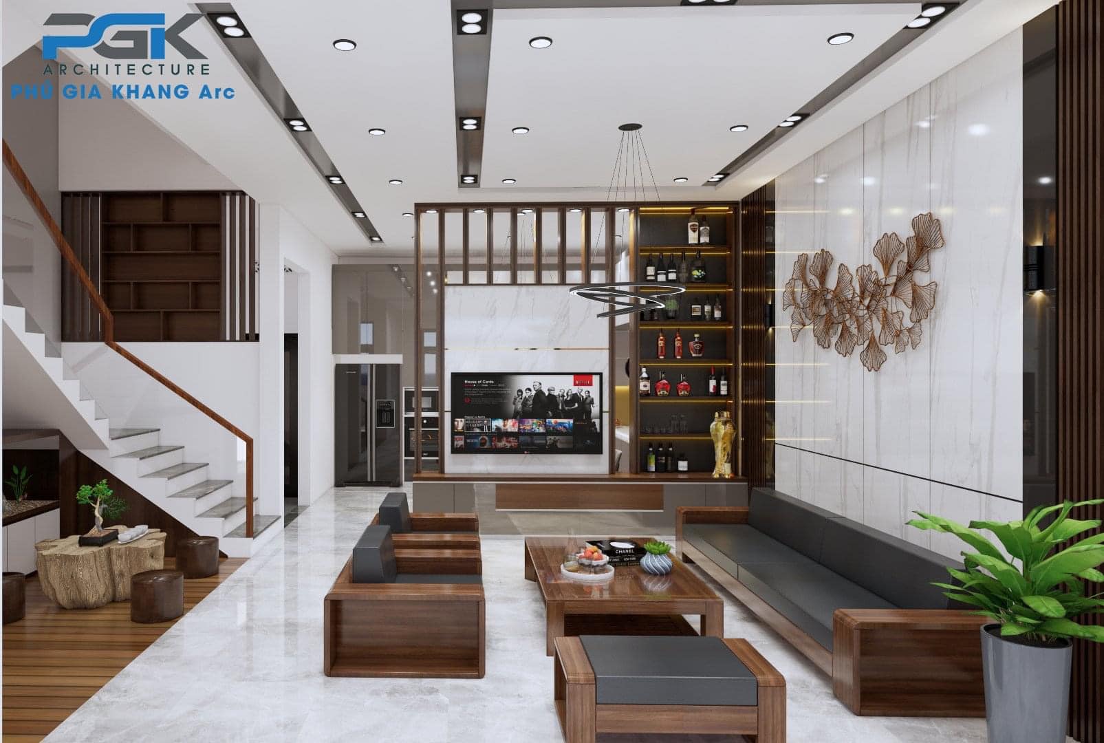 thiết kế nội thất nhà phố