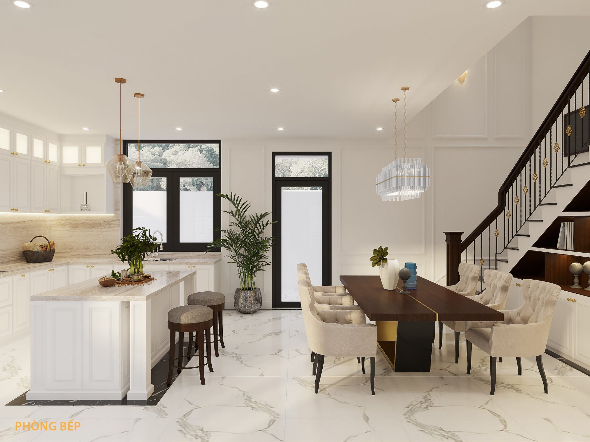 thiết kế nội thất biệt thự quảng ngãi
