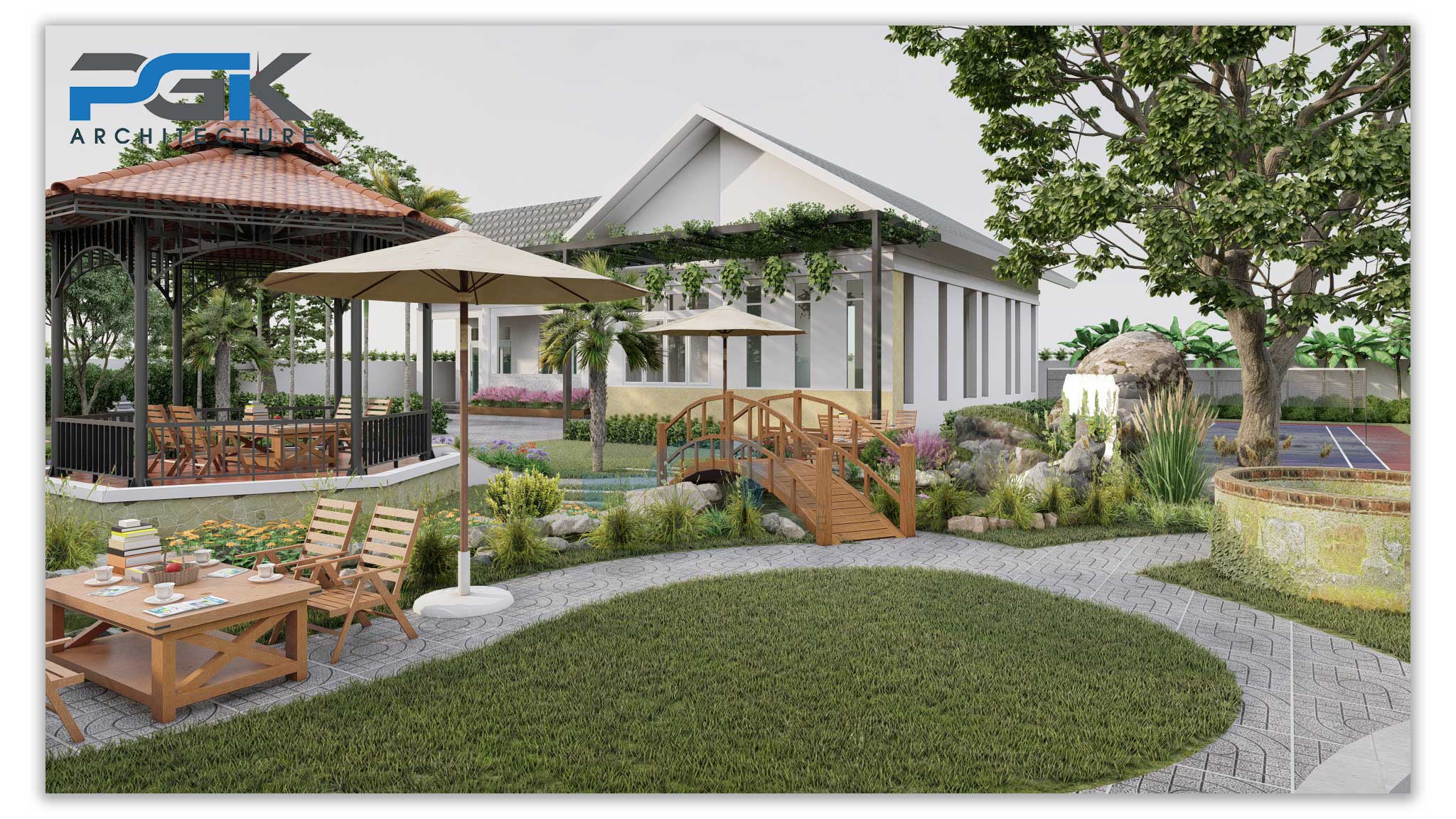 thiết kế thi công nhà vườn quảng ngãi