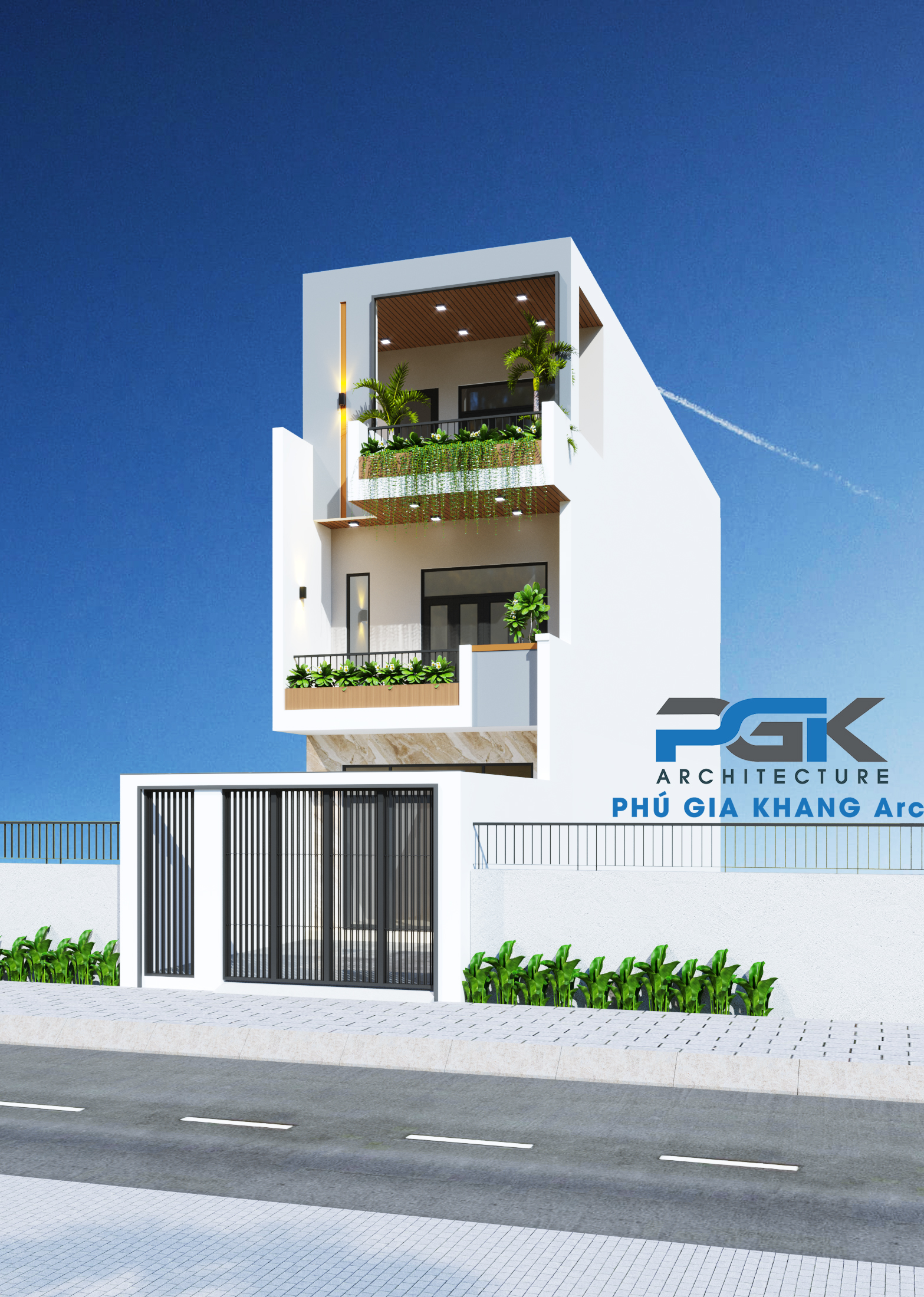 thiết kế nhà 3 tầng