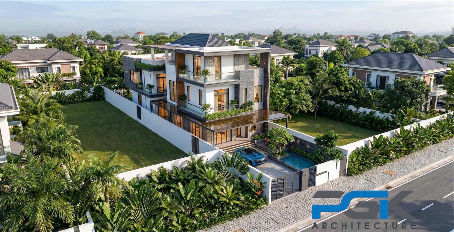 Villa hiện đại – Tối ưu công năng – Vững vàng phong thủy