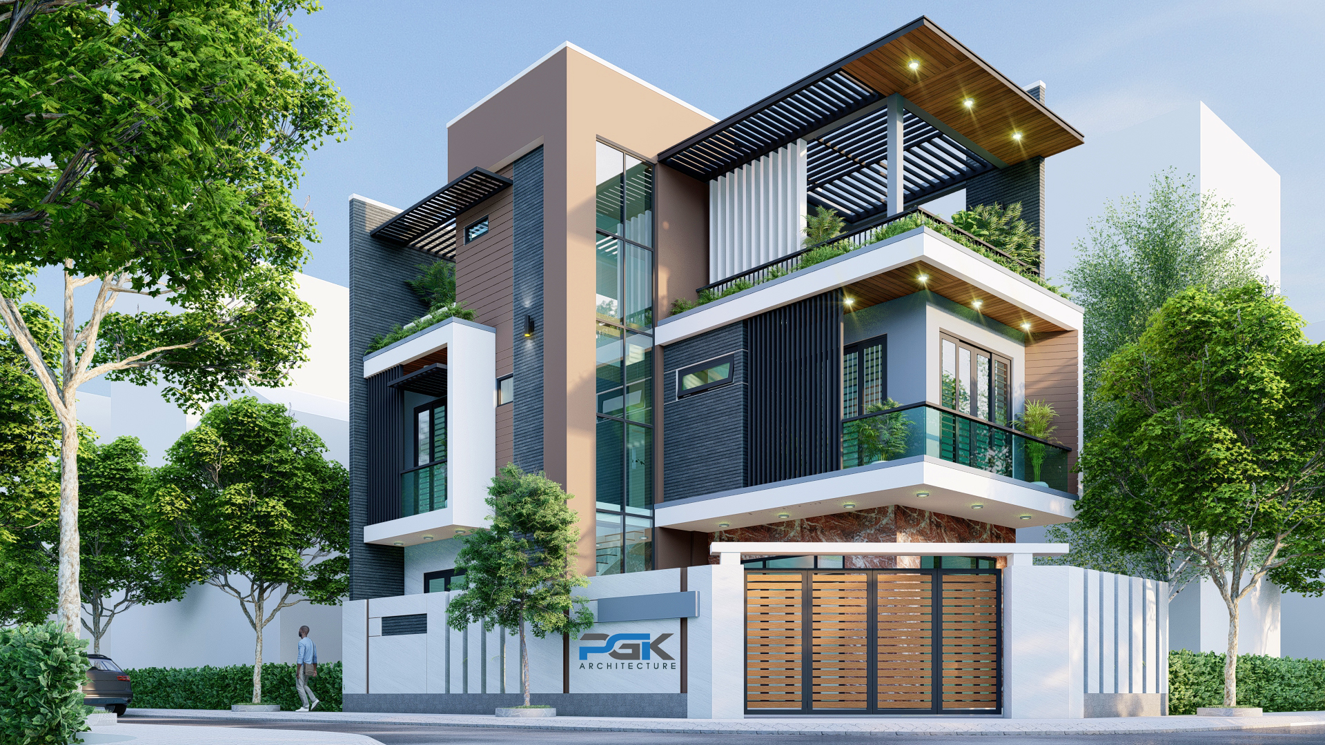 nhà 2 mặt tiền