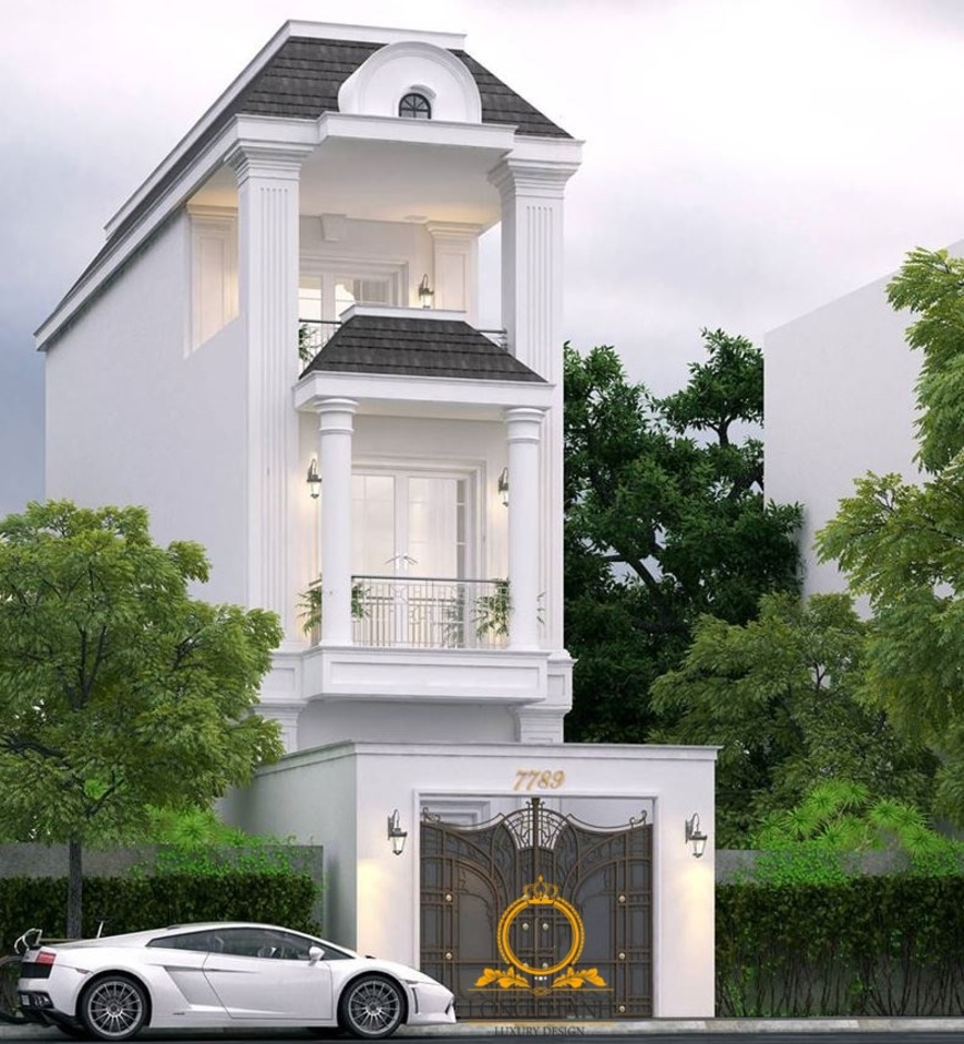 nhà phố tân cổ điển