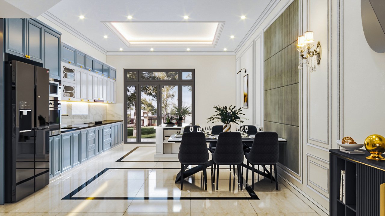 thiết kế nội thất biệt thự quảng ngãi