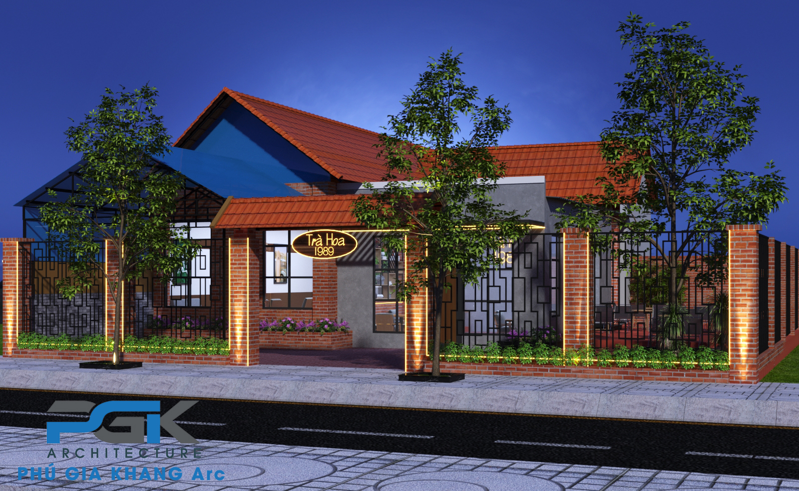 thiết kế thi công quán cafe