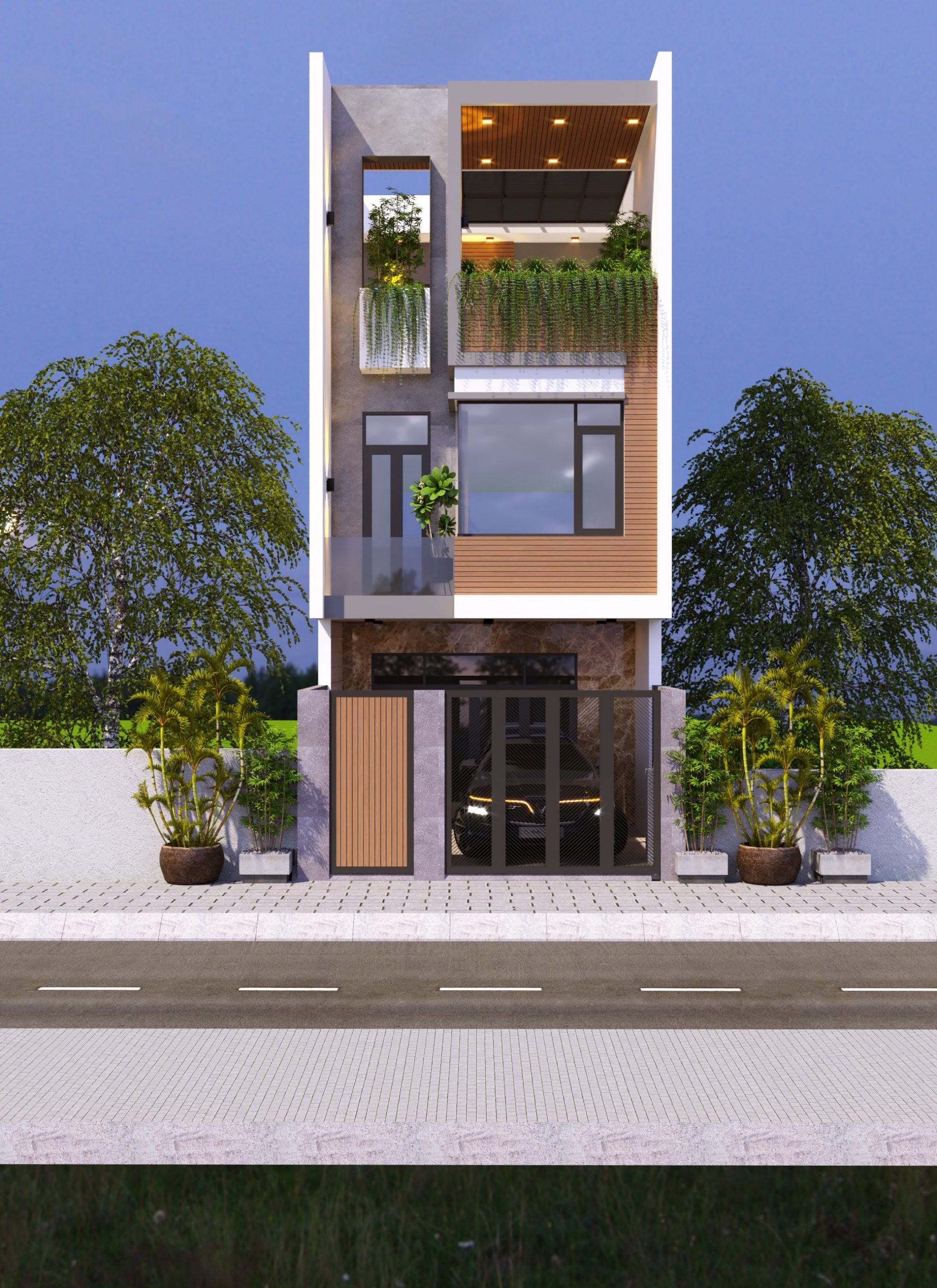 xây nhà trọn gói 3 tầng